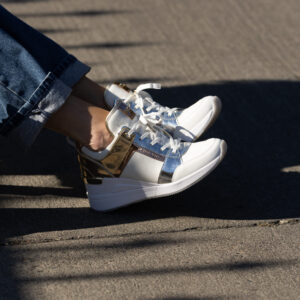 Zapatilla Georgie Michael Kors Gold/Silver