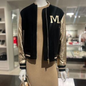Bomber Gold Michael Kors