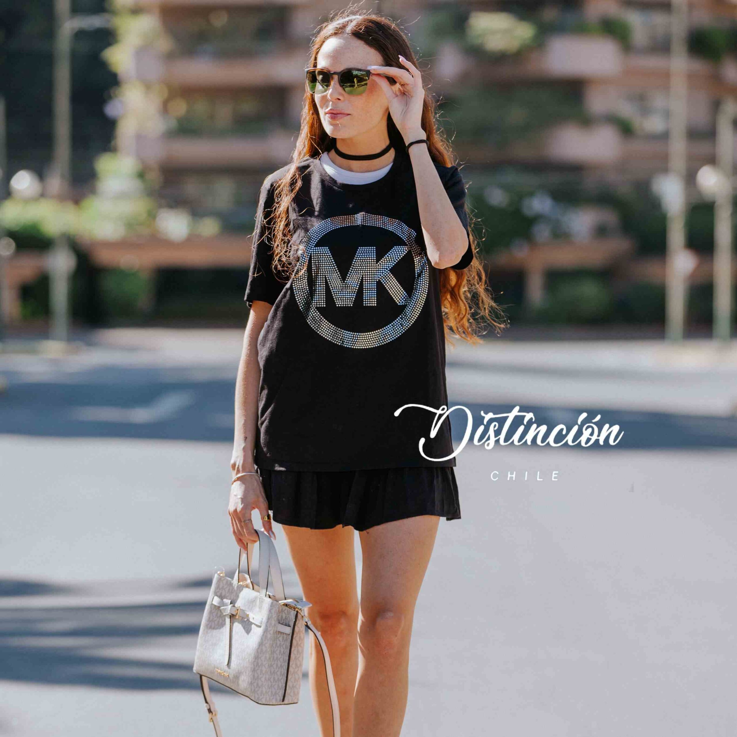 Polera brillos Michael Kors