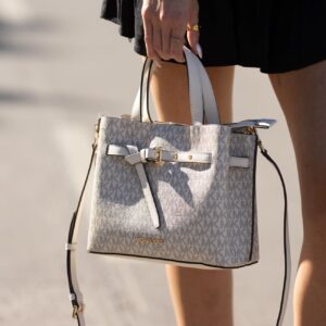 Cross y mini tote Michael Kors Vainilla